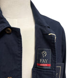 Giacca Uomo Fay Archive in Cotone Denim Blu - Taglia M