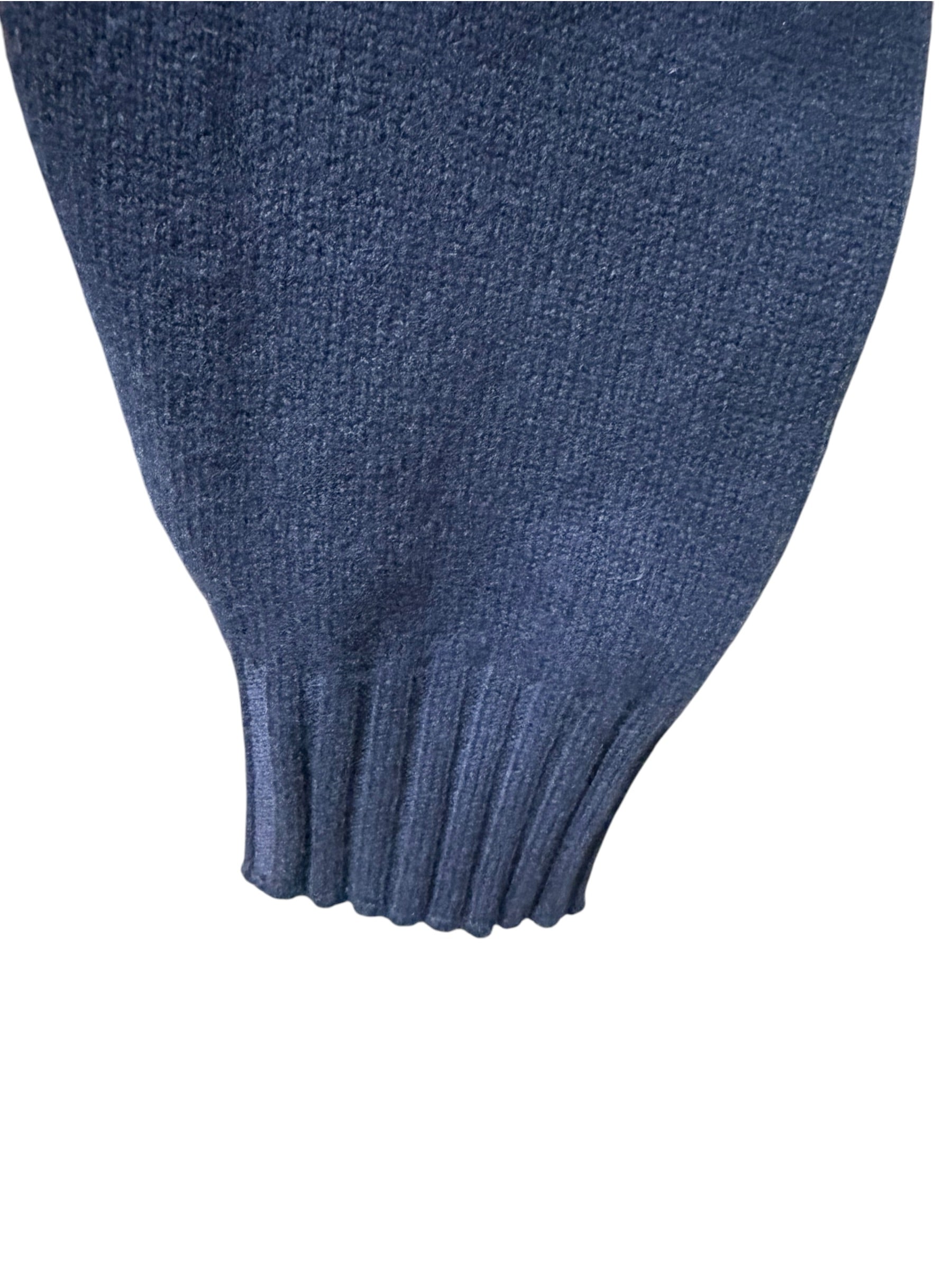 Filippo De Laurentiis – Maglione Girocollo in Lana Merino Superfine e Cashmere – Blu Inchiostro, immagine 5