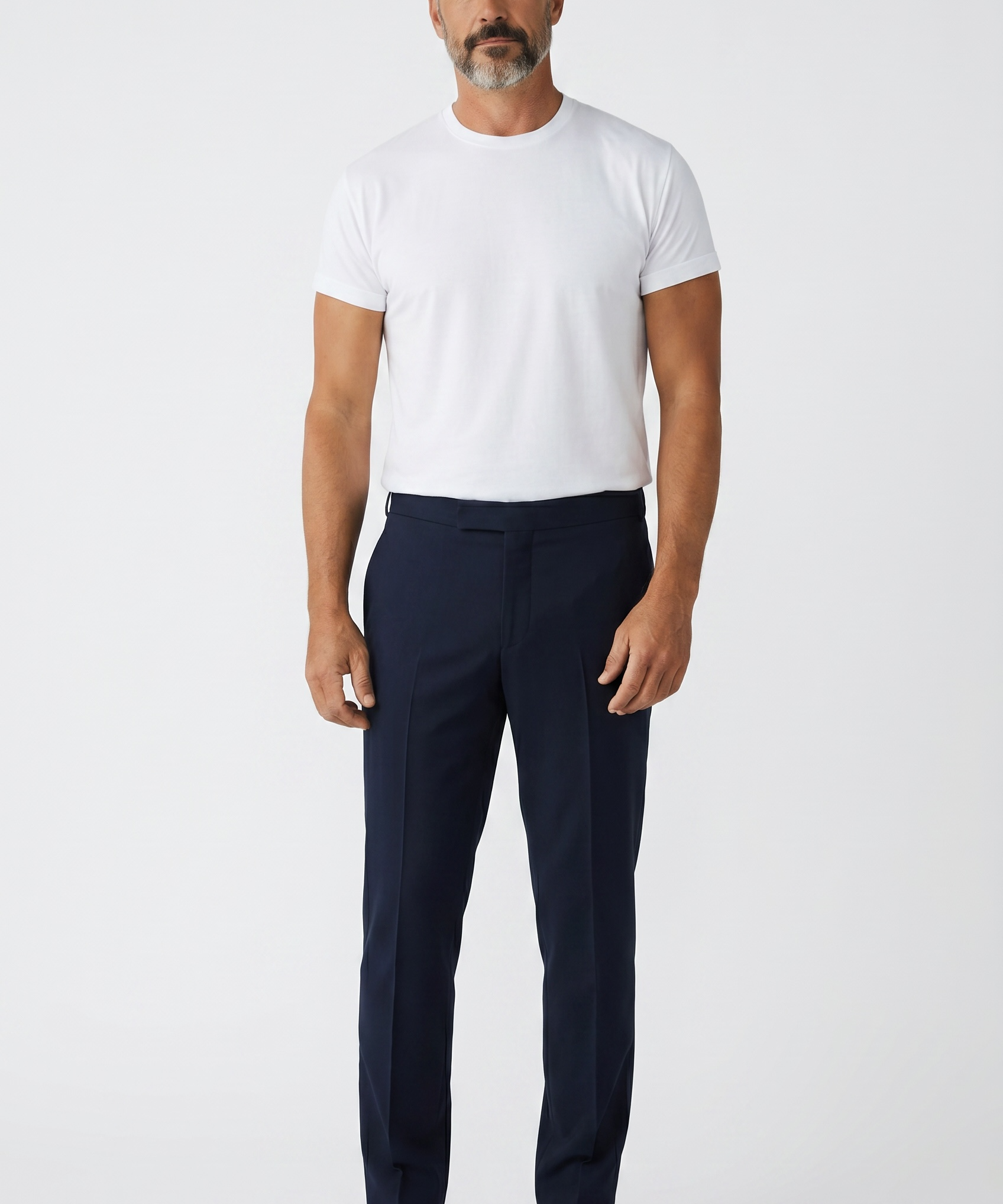 Pantaloni Lardini Sartoriali in Pura Lana Vergine - Nero
