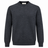 Maglione Uomo Lardini in Baby Alpaca e Lana – Grigio Antracite