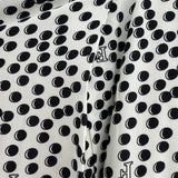 New York high-waisted polka dot trousers