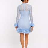 Light Blue 3D Dress