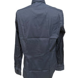 Xacus Tailor Fit Shirt - Navy Blue in Albini Stretch Fabric