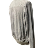 Emanuele Curci Suede Bomber Jacket - Sand Beige