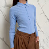 Vicolo ribbed polo shirt
