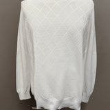 Kangra White Cotton T-shirt - Men's Crew Neck - Size 48