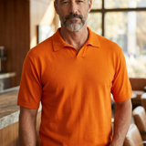 Polo da Uomo Roberto Collina Arancione - Taglia 50