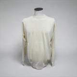 Maglione Lardini Girocollo in Pura Lana Vergine Avorio