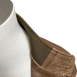 D'Amico Genuine Leather Jacket - Burnt Brown