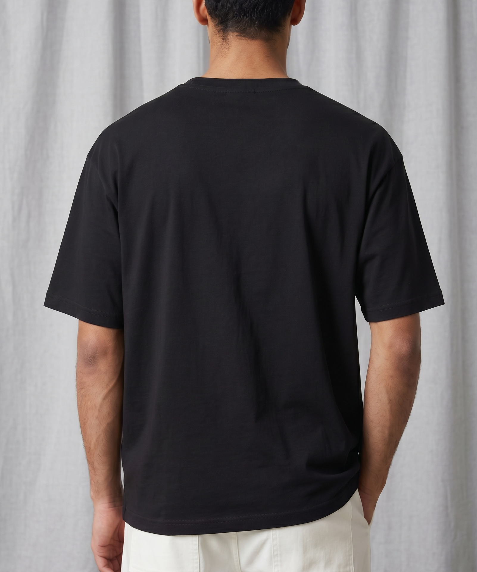 Black John Richmond cotton T-shirt, size XL