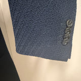 Lardini – Giacca Monopetto Sfoderata LIKNIT in Misto Lana e Cotone – Blu Notte