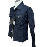 Billionaire "Crest" Denim Jacket - Dark Blue