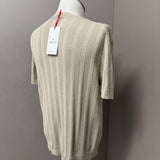 Manuel Ritz Open-Knit T-Shirt - Beige