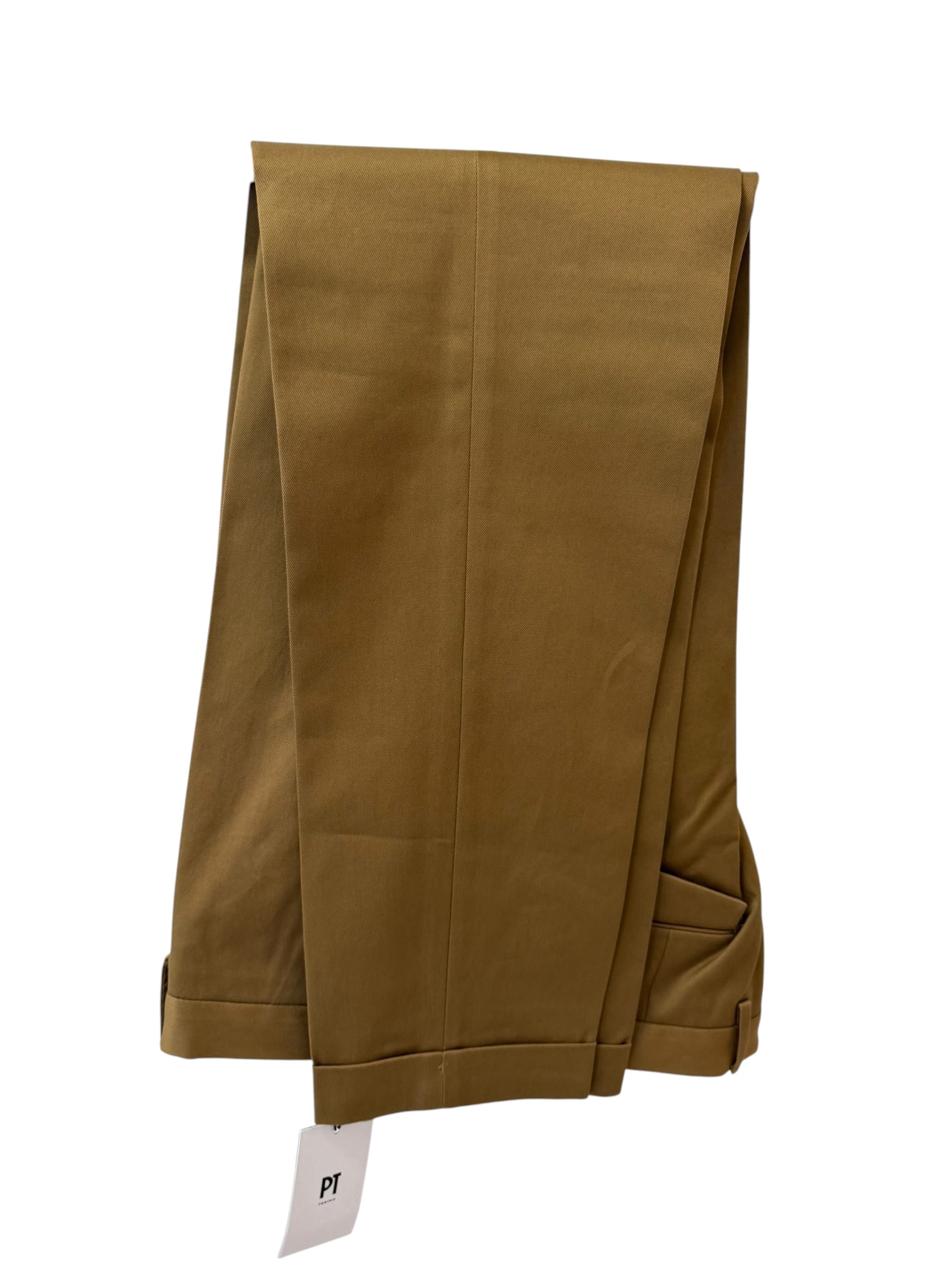 PT Torino – Pantalone Chino Stretch Master Fit con Risvolto – Tabacco / Nocciola Pt01, immagine 7