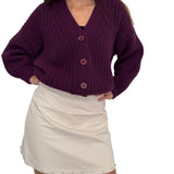 Faux leather mini skirt