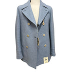 Caban Peacoat Uomo Camplin Rain Wool Island – Azzurro, immagine 7
