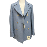 Caban Peacoat Uomo Camplin Rain Wool Island – Azzurro, immagine 7