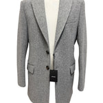 Takeshy Kurosawa – Cappotto Monopetto Sartoriale – Grigio Melange, immagine 3