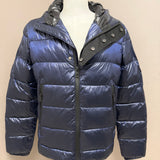 Vuarnet – Piumino Tecnico Imbottito "Iguazu" con Cappuccio – C01 Blu Blk (Blu Notte)