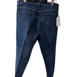 Lardini Jeans Cinque Tasche Sartoriale in Denim Blu Medio con Piega