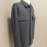 Giacca Camicia Uomo Lardini IVANSEL in Lana Vergine e Cashmere – Grigio