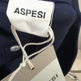 Aspesi Stretch Cotton Piqué Polo Shirt - Navy Blue