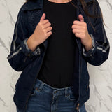 Denim jacket jeans Two Women