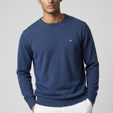 Pullover Napapijri in puro cotone blu taglia XL