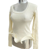 Ruffle sweater