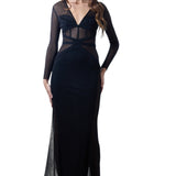 Tulle dress with cut-outs