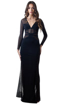 Abito in tulle con cut-out