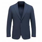 Giacca Manuel Ritz Blu Micro Trama - Taglia 52