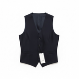 Lardini Sartorial Midnight Blue Waistcoat – Fresh Wool – Size 46