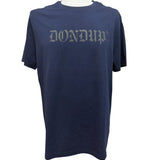 T-shirt Dondup Uomo in Cotone Fiammato Blu – Taglia XL