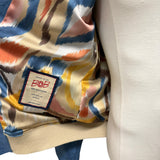 Bomber BOB in Suede-Effect Fabric – Aviator Blue
