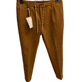 Daniele Alessandrini – Pantalone Jogger Camoscina Homme Couture – Tabacco