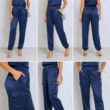 Satin Cargo Trousers