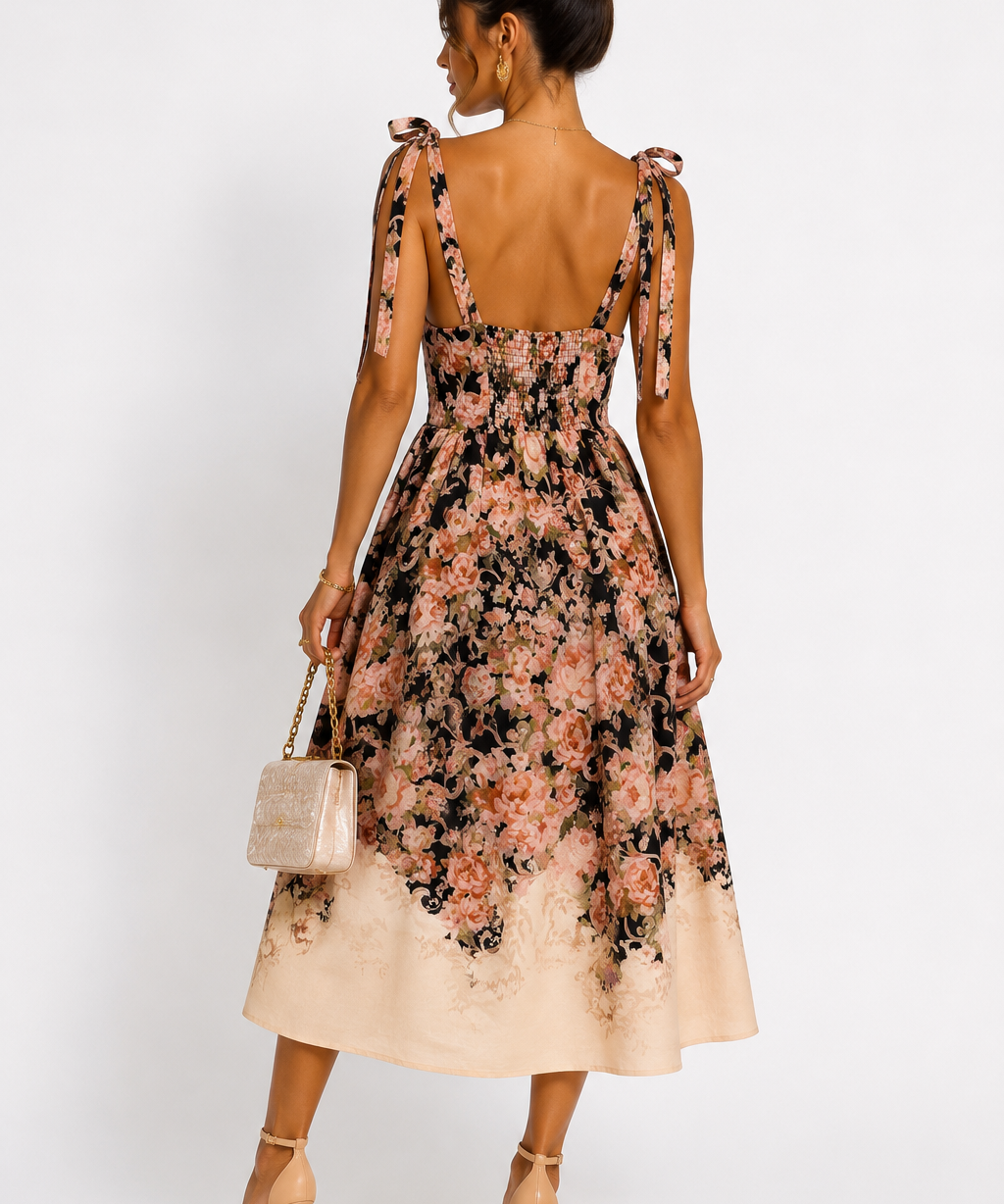 Flora midi dress