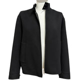Giubbotto Uomo Lardini BERIT in Pura Lana Vergine con Zip – Nero, immagine 5