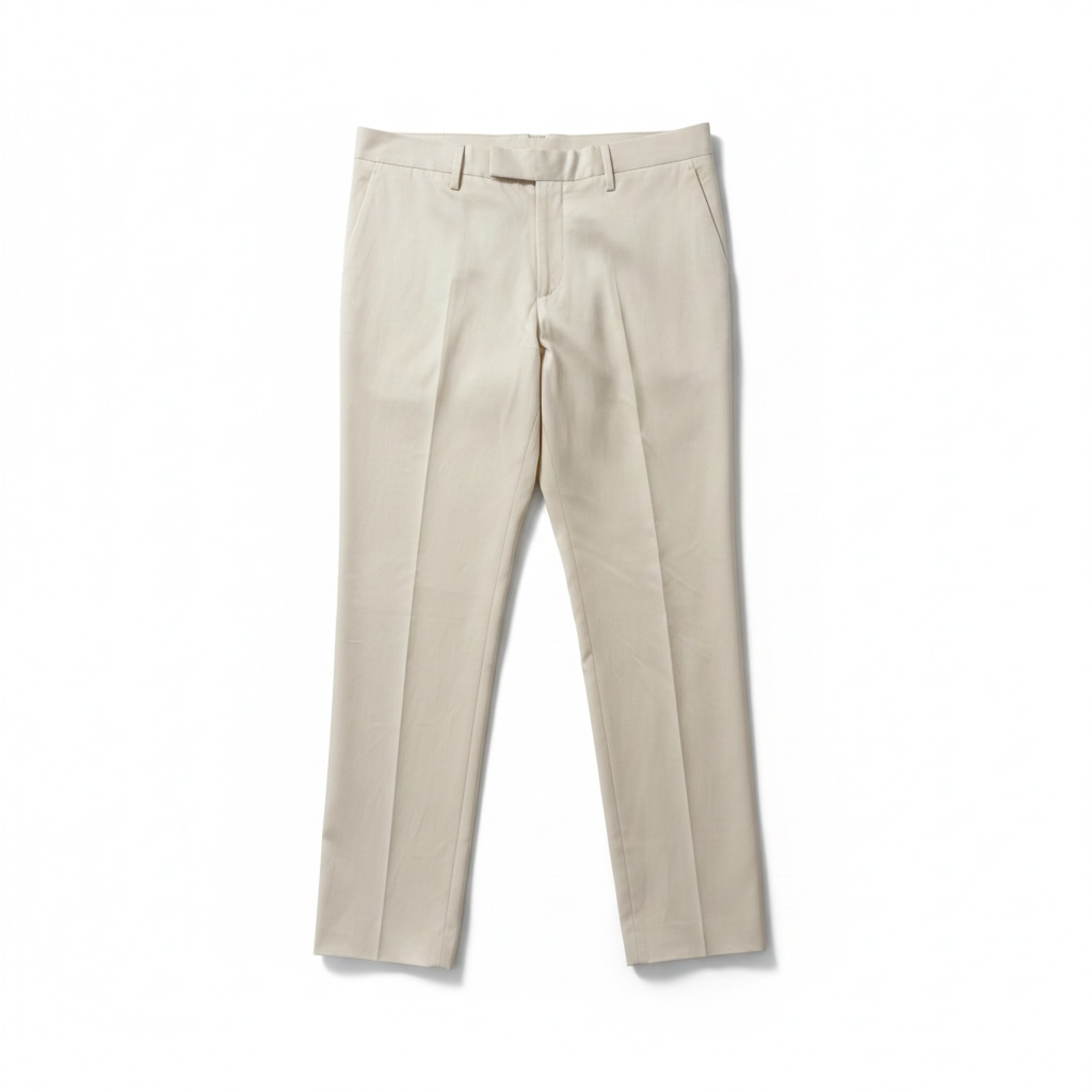 Lardini Sartorial Cotton Trousers – Beige – Size 52