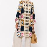 Multicolor Boho Chic Crochet Cardigan