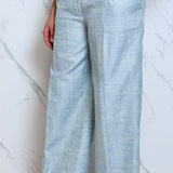 Lardini women's double-breasted linen suit