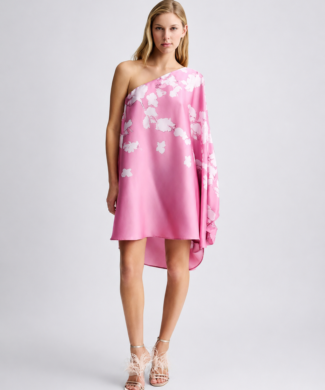 Liu Jo Better one-shoulder satin dress