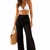 Pantalone Crochet a Gamba Ampia