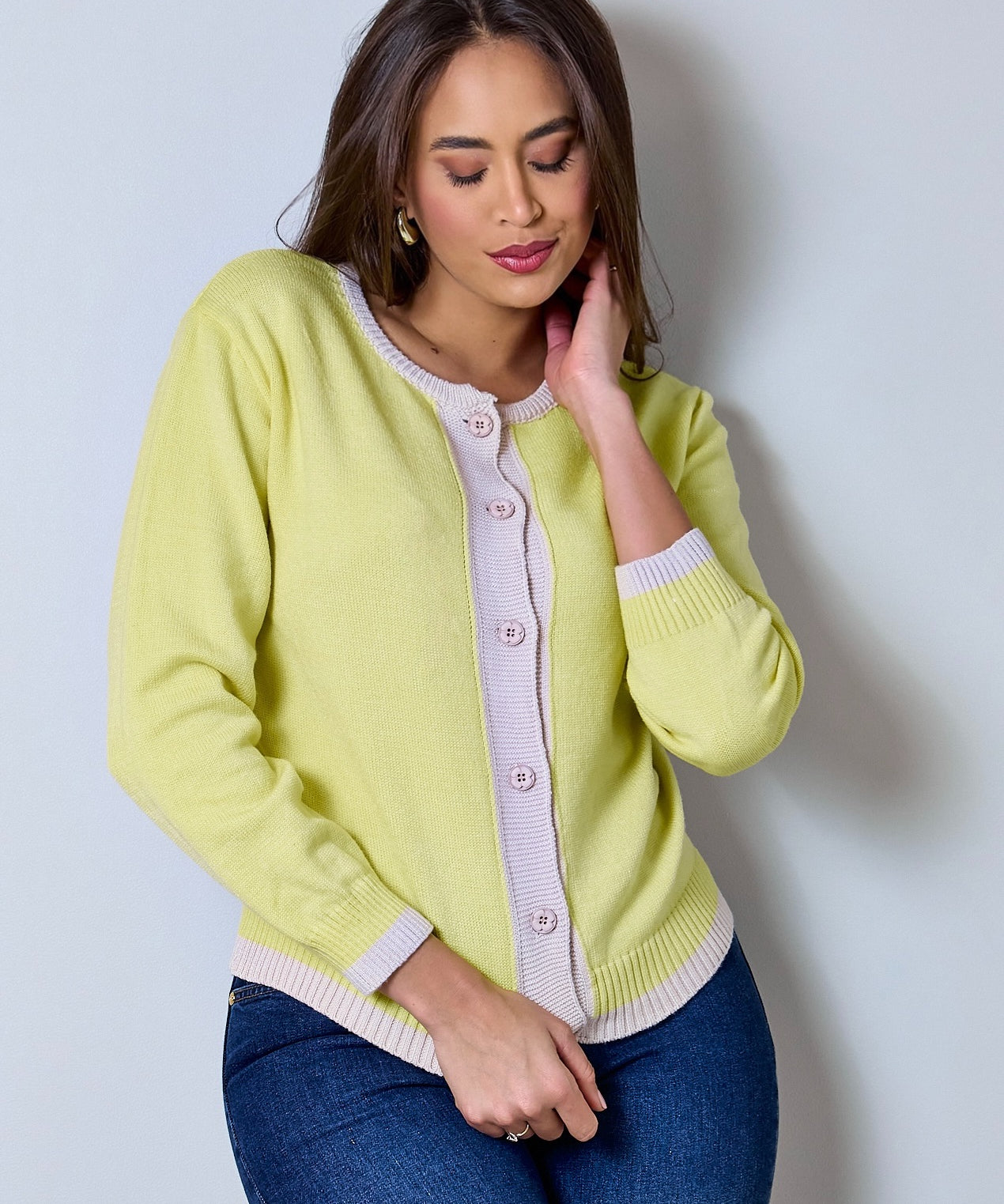 Soft lemon cardigan