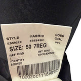 Lardini Sartorial Suit - Black Fresco Wool size 50