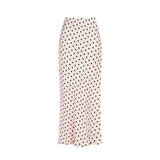 Long Polka Dot Skirt