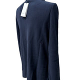 Cardigan Giacca Lardini in Cotone a Nido d'Ape - Blu Notte
