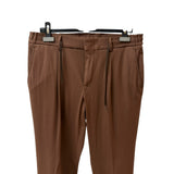 Pantaloni Paoloni Uomo con Coulisse - Marrone - Taglia L