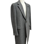 Cappotto Lardini in Lana e Cashmere Grigio Melange, immagine 4